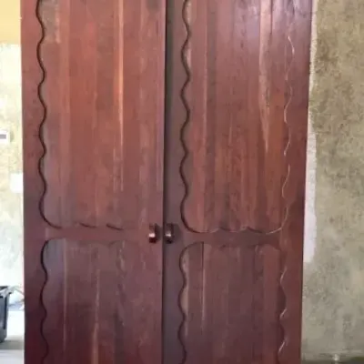 Tall Armoire Custom Built Vintage American Cabinet 