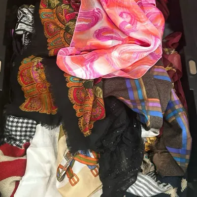 Large Scarf Mystery Lot And More
