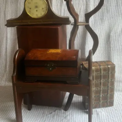 Miscellaneous Vintage Wooden Home Decor Variety