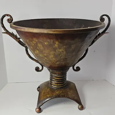 Vintage Gilded Urn