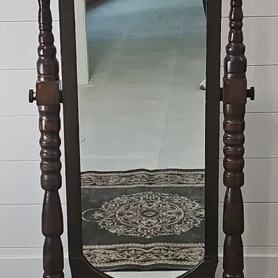 Vintage Freestanding Cheval Floor Mirror