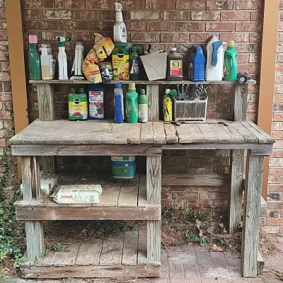 Rustic Wooden Outdoor Garden Bench 