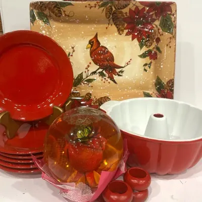 Pier 1, Mrs. Fields And More Red Variety: 14pcs