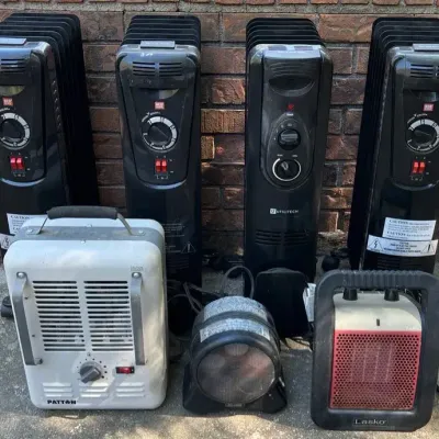 Electric Heater Lot 7pcs