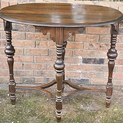 Vintage Wood Side Table