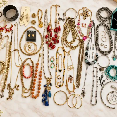 Designer & Signed Costume Jewelry Lot, Chico’s, Monet, Lia Sophia, Liz Claiborne, J.Crew & More