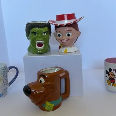Assortment Of Character Mugs Including Disney