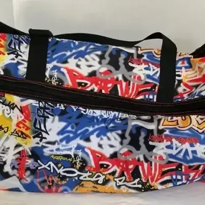 Large Lucas Vibrant Tote Bag
