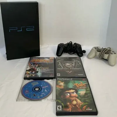 Ps2 With Controller And Games Included 
