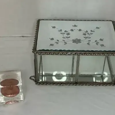 Jewelry Box And Collectible Coin 