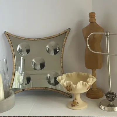Vintage Home Decor and Mirror