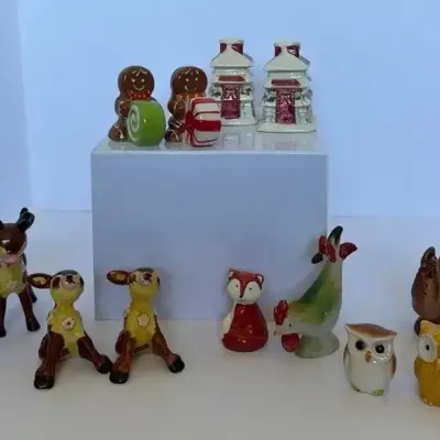 Assortment of Vintage Salt And Pepper Shakers