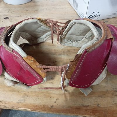 Sale Photo Thumbnail #8: Vintage Hutch Junior Varsity Football Shoulder Pads