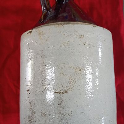 Sale Photo Thumbnail #7: Two Tone Stoneware Shoulder Jug