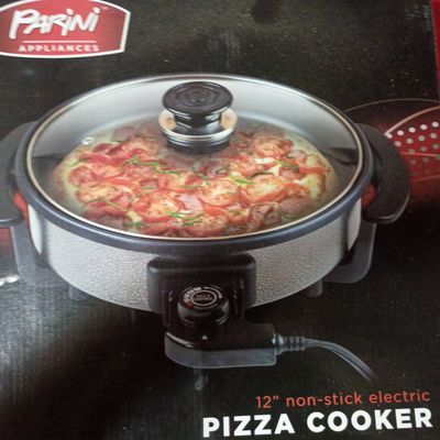 Sale Photo Thumbnail #50: Parini Appliances 12-Inch Non-Stick Electric Pizza Cooker