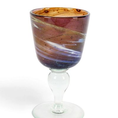Sale Photo Thumbnail #438: Michael Harris for Mdina Malta Art Glass Goblet