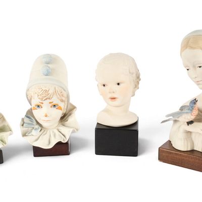 Sale Photo Thumbnail #77: Group of Four Cybis Porcelain Busts