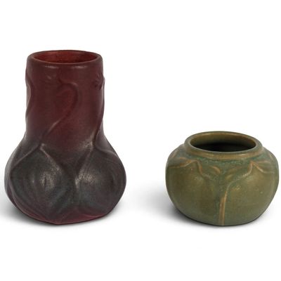 Sale Photo Thumbnail #280: Two Pieces of Van Briggle Arts & Crafts Pottery