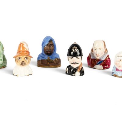 Sale Photo Thumbnail #189: Eight Royal Worcester Connoisseur Collection Candle Snuffers