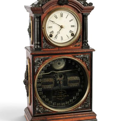 Sale Photo Thumbnail #145: H.B. Horton's Calendar Clock, Ithaca, NY