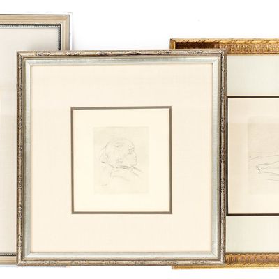 Sale Photo Thumbnail #450: Three Etchings After Renoir