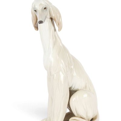 Sale Photo Thumbnail #88: Lladro Porcelain Afghan Hound Figurine