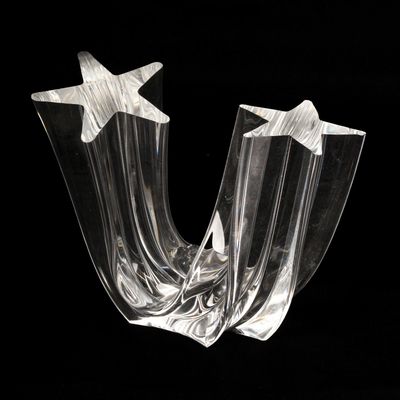 Sale Photo Thumbnail #58: Steuben Star Stream Art Glass Sculpture