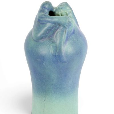 Sale Photo Thumbnail #259: Van Briggle Pottery Despondency Vase