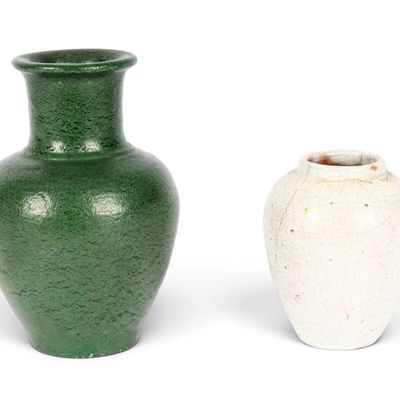 Sale Photo Thumbnail #310: Arts & Crafts Vases by Merrimac Pottery