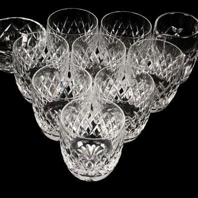Sale Photo Thumbnail #47: Eight Waterford Crystal Boyne Tumblers