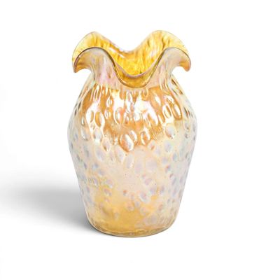 Sale Photo Thumbnail #240: Diaspora Art Glass Vase Attr. to Loetz