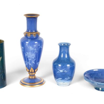 Sale Photo Thumbnail #224: Royal Worcester Sabrina Ware Porcelain Vases, Etc.