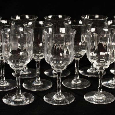 Sale Photo Thumbnail #45: Baccarat Crystal Capri Claret Wine Glasses