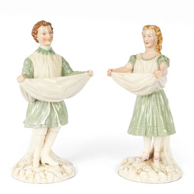 Sale Photo Thumbnail #201: Royal Worcester Porcelain Figures
