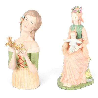 Sale Photo Thumbnail #70: Two Laszlo Ispanky Porcelain Figurines