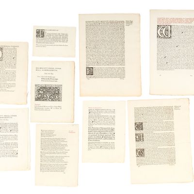 Sale Photo Thumbnail #319: Kelmscott Press Ephemera
