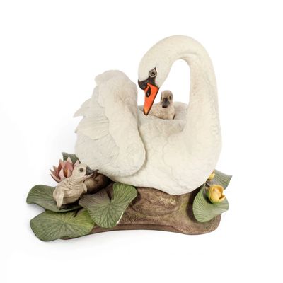 Sale Photo Thumbnail #64: Boehm "Mute Swan" Porcelain Grouping