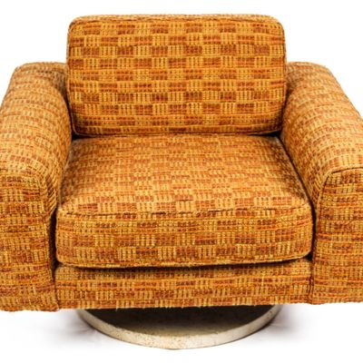 Sale Photo Thumbnail #436: Harvey Probber Style Swivel Club Lounge Chair