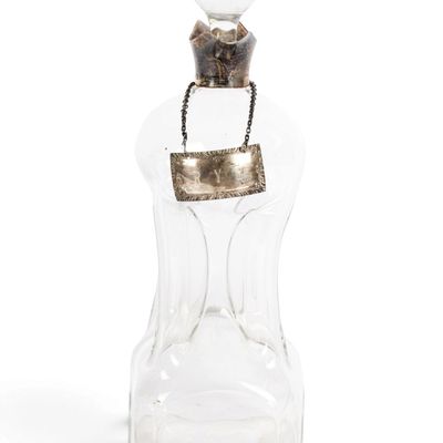 Sale Photo Thumbnail #24: Hukin & Heath Victorian Silver Mounted Glug Glug Decanter