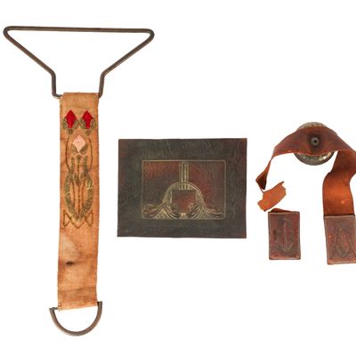 Sale Photo Thumbnail #320: Arts & Crafts Leather & Textile Items