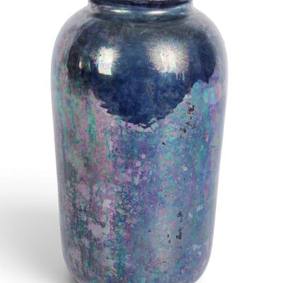 Sale Photo Thumbnail #306: Ruskin Pottery Blue Luster Vase