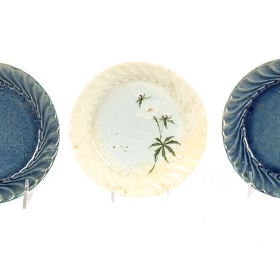 Sale Photo Thumbnail #294: Three Rookwood Art Pottery Coupe Plates