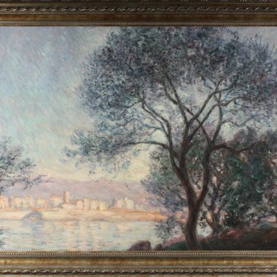Sale Photo Thumbnail #365: Contemporary Impressionist Style Landscape Painting, Signed L. Campbell