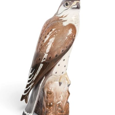Sale Photo Thumbnail #89: Lyngby Porcelain Peregrine Falcon Figurine