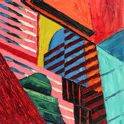 Sale Photo Thumbnail #454: Robert Terry (American, 1953-2021) New York City, Painting