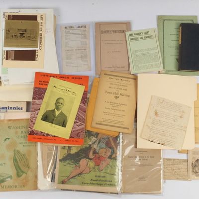 Sale Photo Thumbnail #408: Black Americana Ephemera Archive, 19th-20th Century