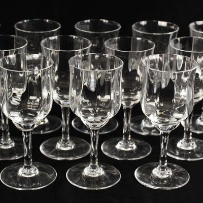 Sale Photo Thumbnail #44: Baccarat Crystal Capri White Wine Glasses