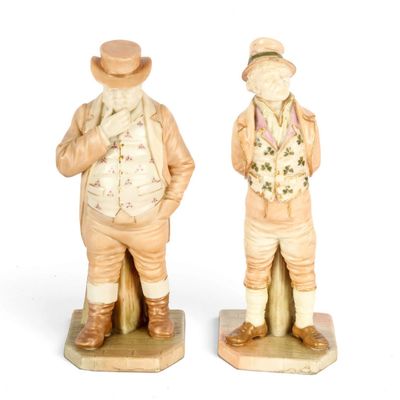 Sale Photo Thumbnail #227: Royal Worcester Countries of the World Figurines, John Bull and The Irishman