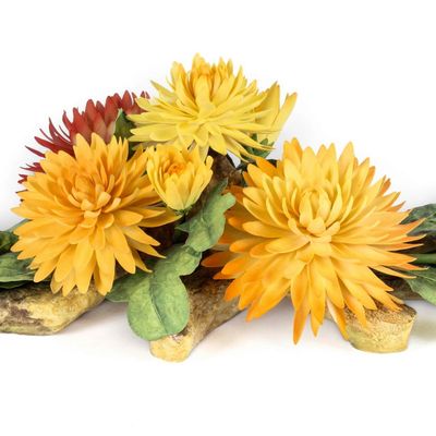 Sale Photo Thumbnail #65: Connoisseur of Malvern "Autumn Gold" Porcelain Floral Arrangement