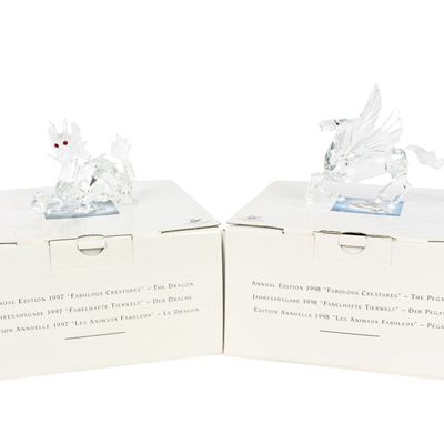 Sale Photo Thumbnail #51: Swarovski Crystal Fabulous Creatures Dragon, Pegasus Figurines